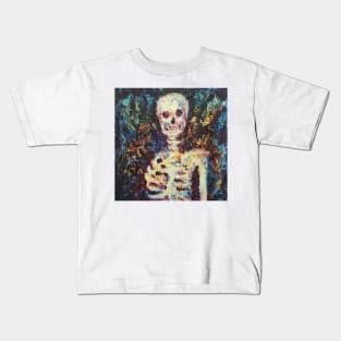 SKELETON with ONE ARM Kids T-Shirt